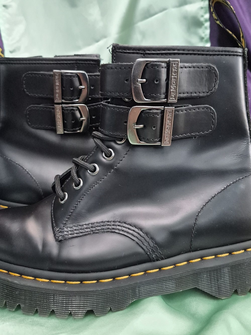 Dr. Martens Black Lace-Up Women's Boots